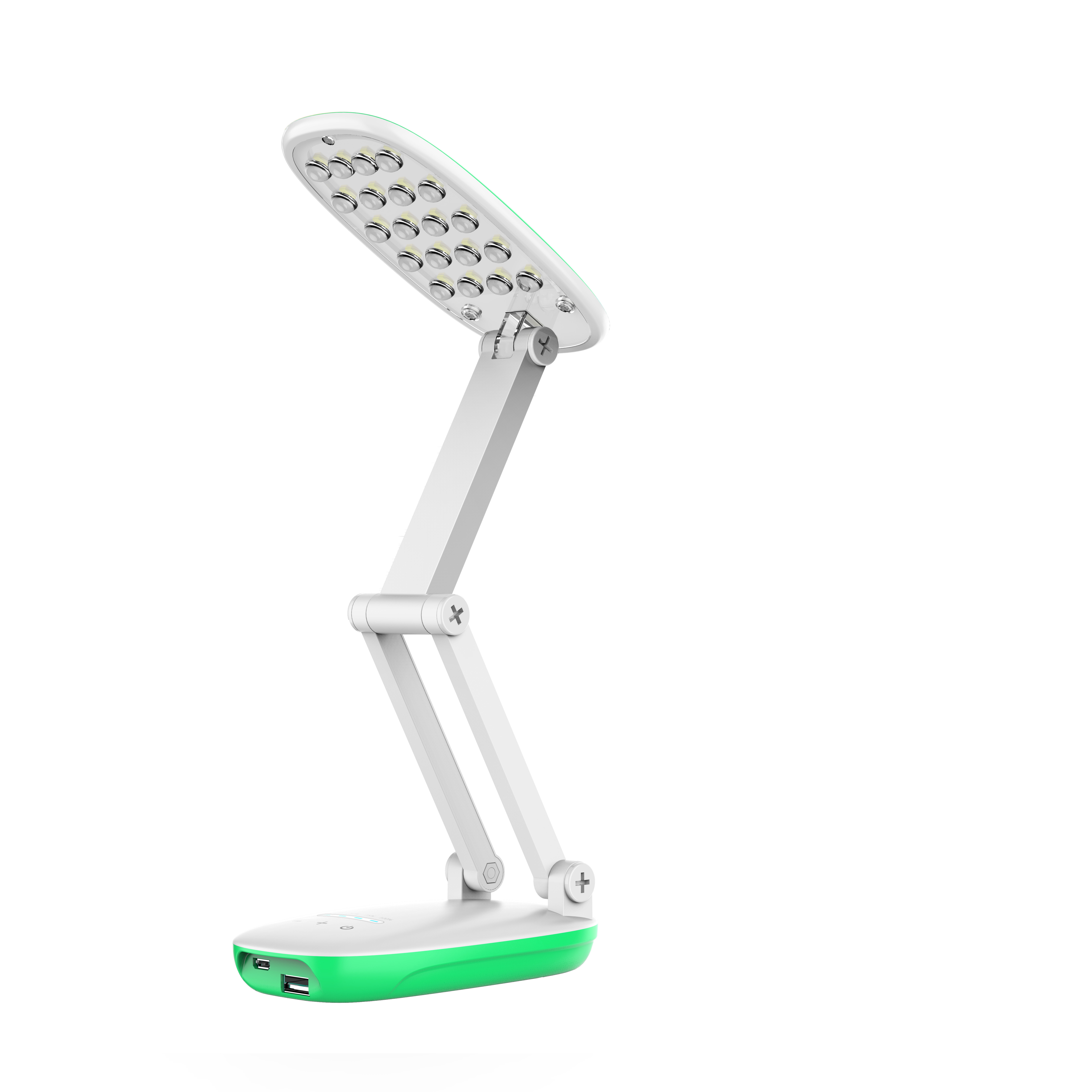 Лампа настольная светодиодная аккумуляторная Старт СТ82, цвет зелёный .