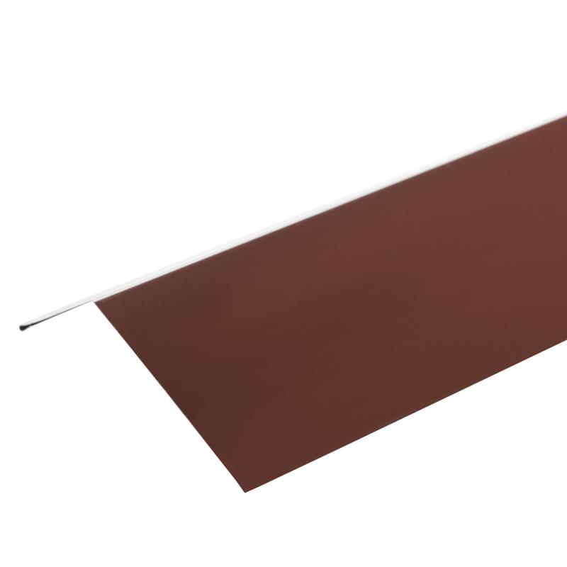 Планка карнизная с полиэстеровым покрытием 2 м цвет коричневый