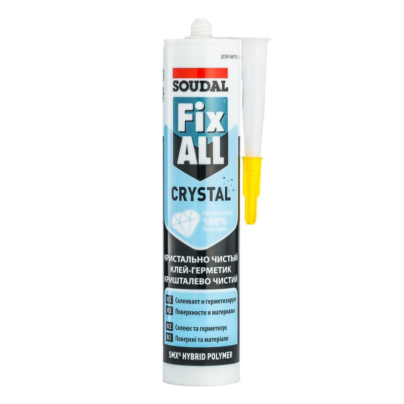 Клей-герметик Fix All Crystal бесцветный 290 мл