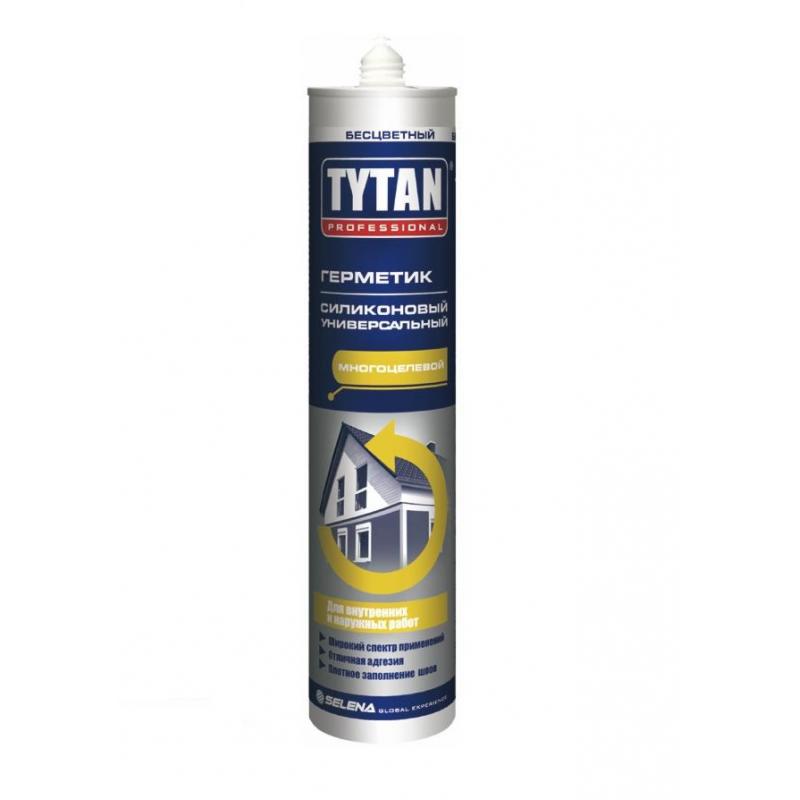 Герметик санитарный силиконовый Tytan Professional, прозрачный 310 мл
