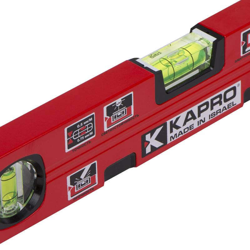 Уровень Kapro Genesis 400 мм с двумя глазками и магнитом