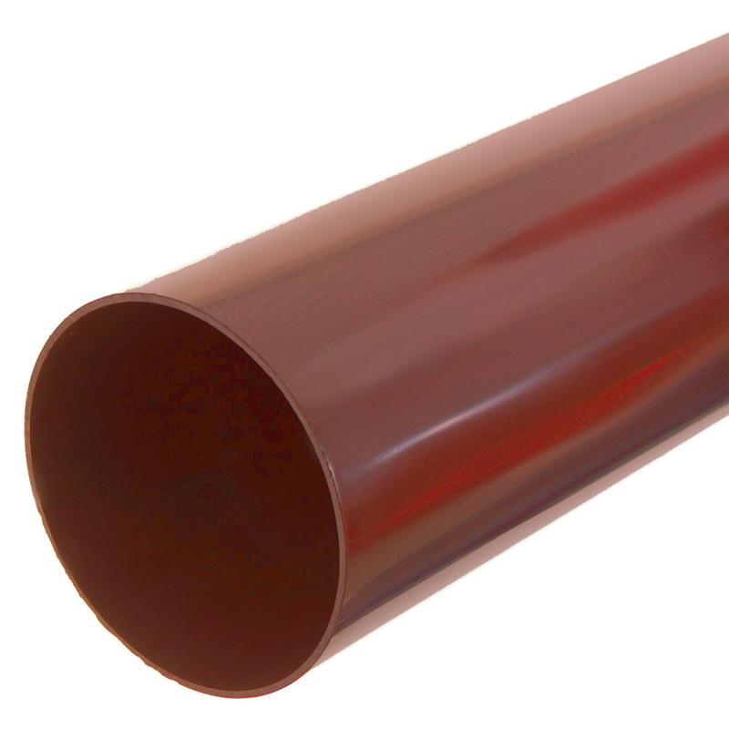 Труба водосточная Dacha 80 мм 3 м цвет красный