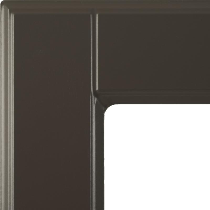 Витрина для шкафа Delinia «Леда серая» 40x70 см, МДФ, цвет серый