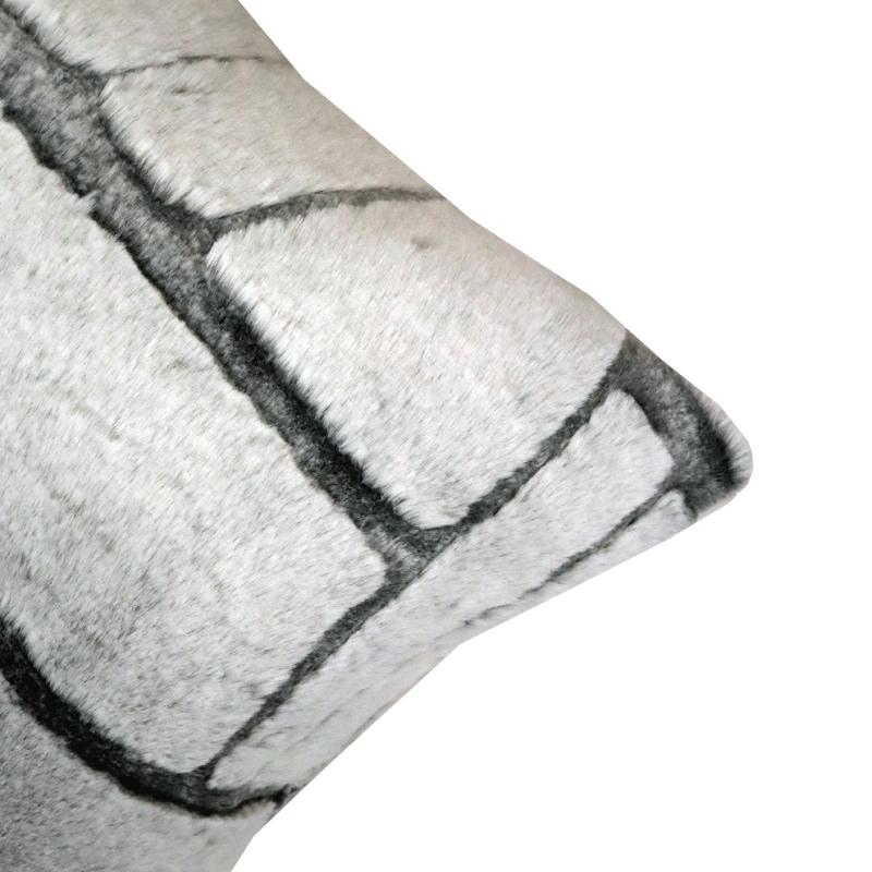 Подушка Stone 45x45 см цвет серый