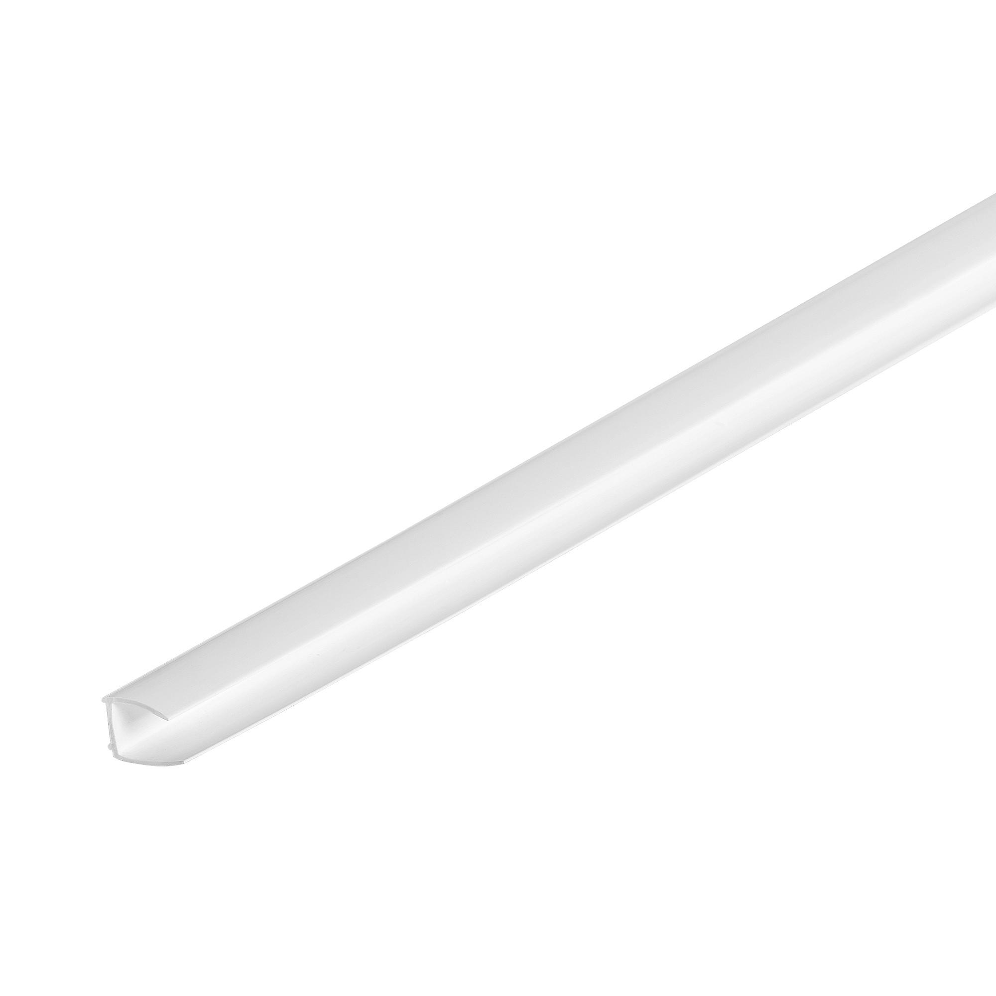 Профиль ПВХ стартовый для панелей 10 мм, 3000 мм, цвет белый –  в .