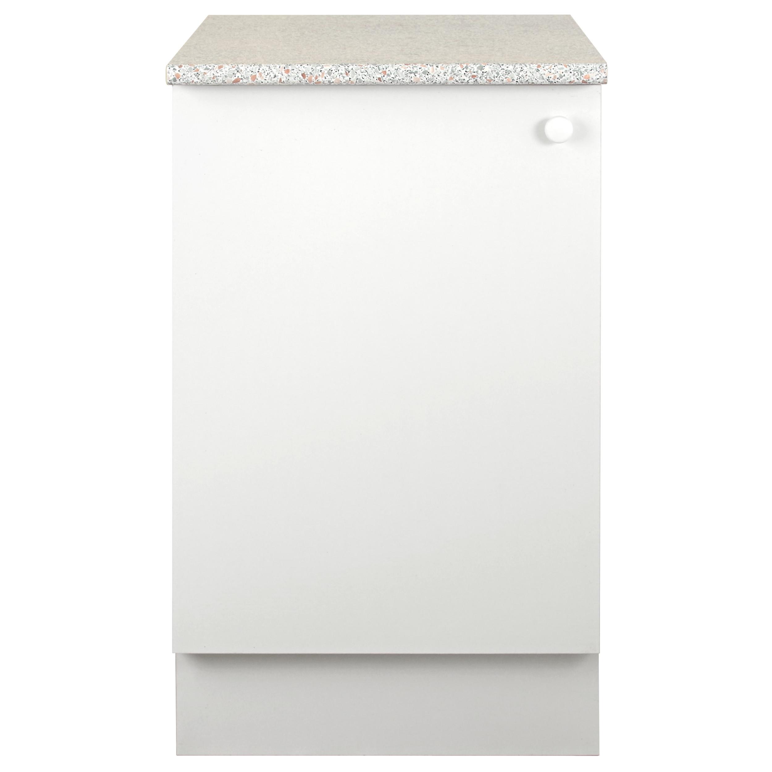 Шкаф напольный бэлла 40x86x60 см лдсп цвет белый