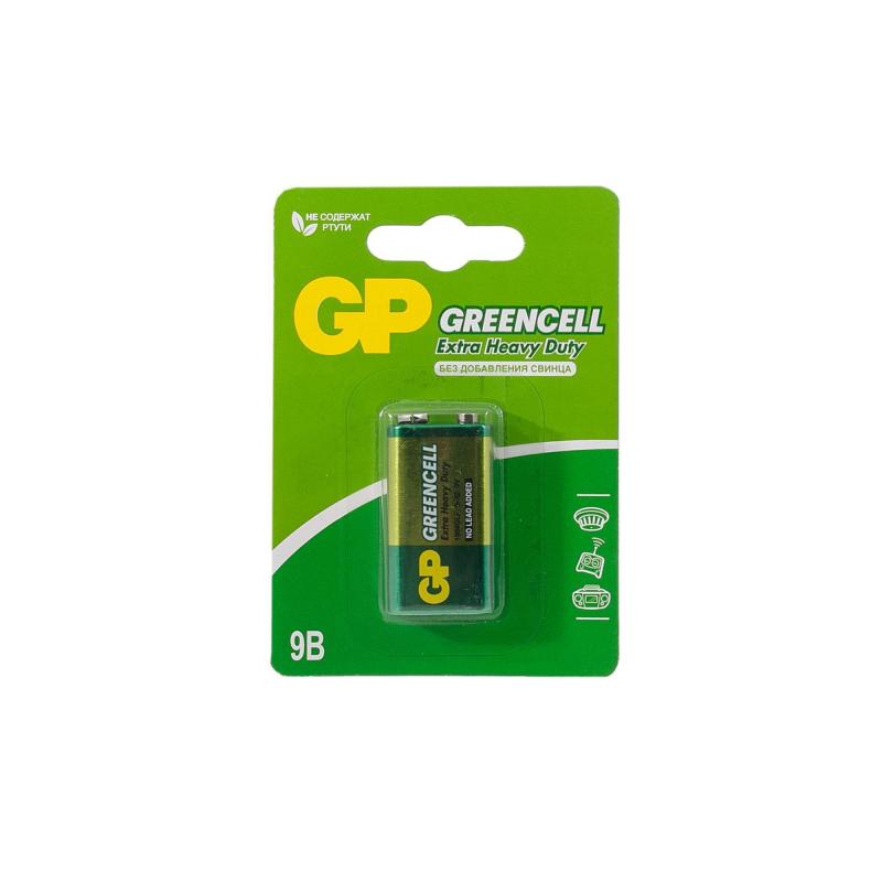 Батарейка солевая GP Крона Greencell 1604G UE1 крона