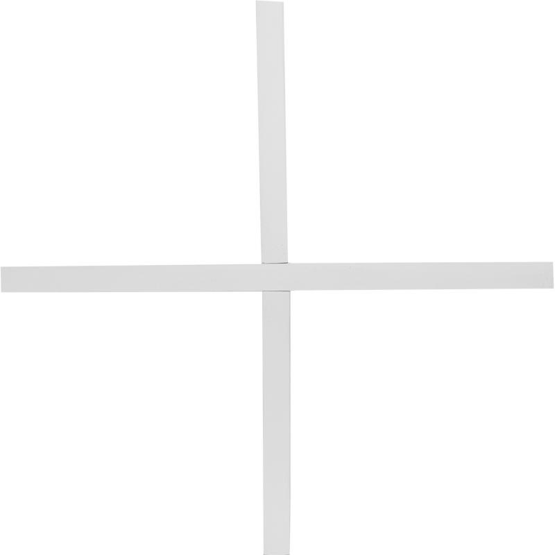 Полка крестовая для шкафа Spaceo KUB 32.7x32.6 см дерево цвет белый