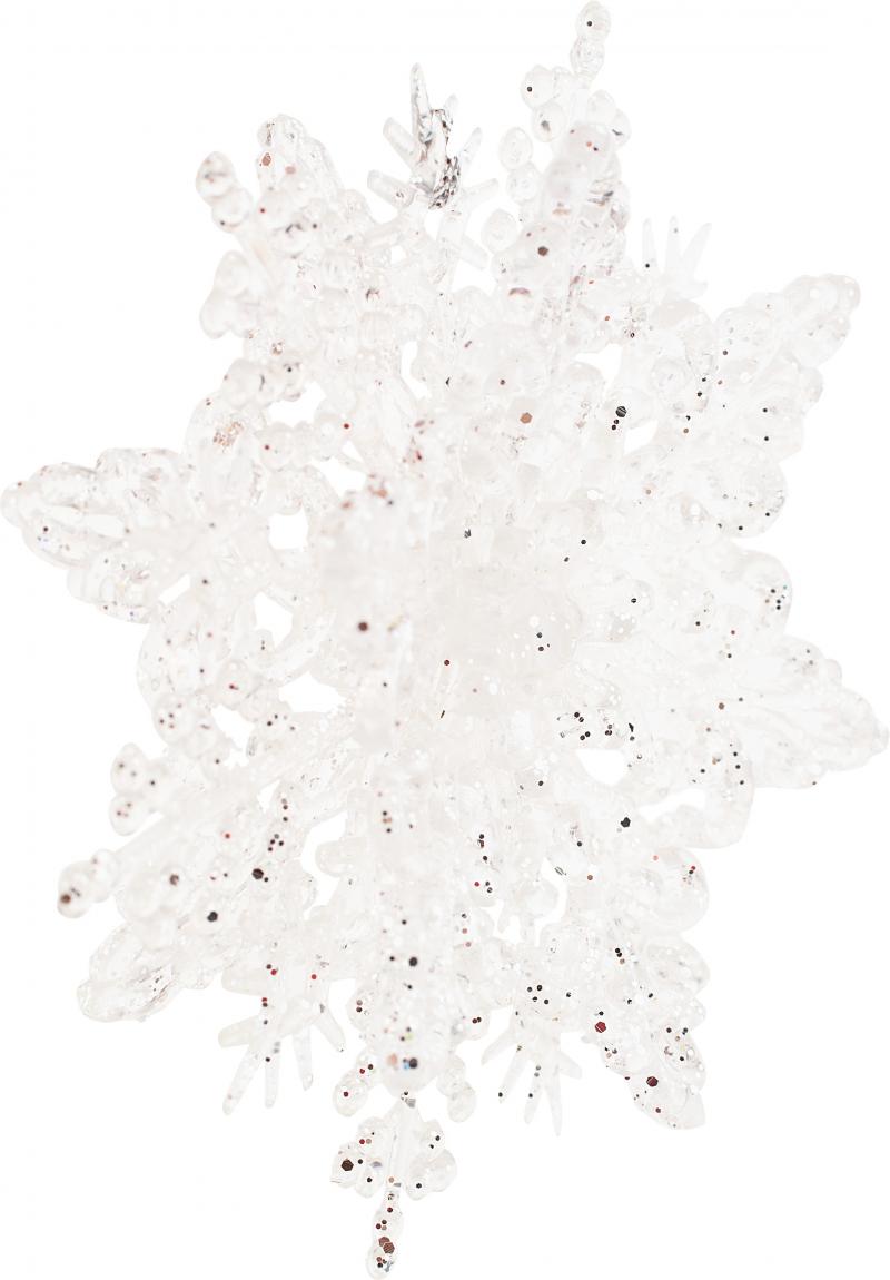 Украшение ёлочное «Снежинка объёмная», 11.5 см