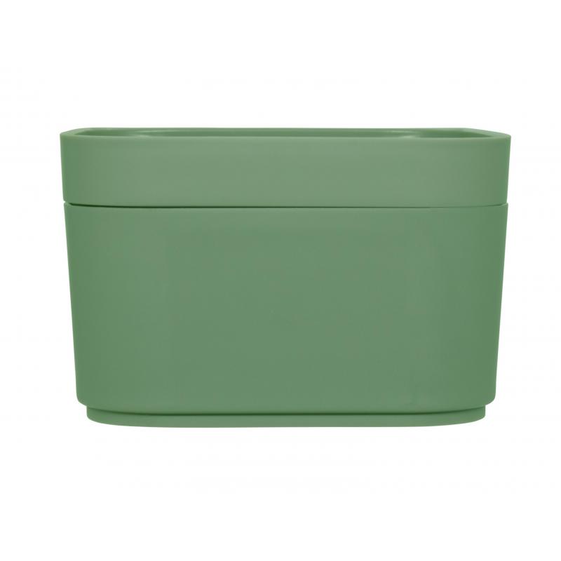 Органайзер для хранения Berossi 11x7x16 см 0.74 л пластик цвет зеленый