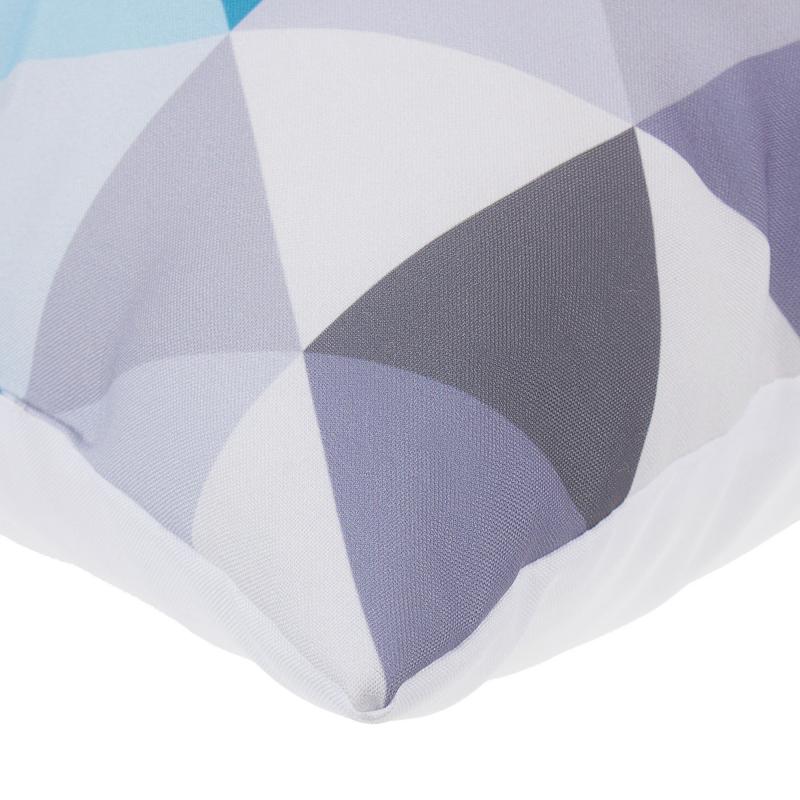 Подушка декоративная «Охара» 40х40 см цвет бирюзовый