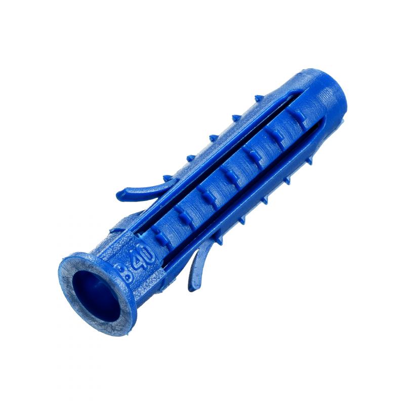 Дюбель распорный Чапай Tech-krep шип/ус синий 8х40 мм, 10 шт.