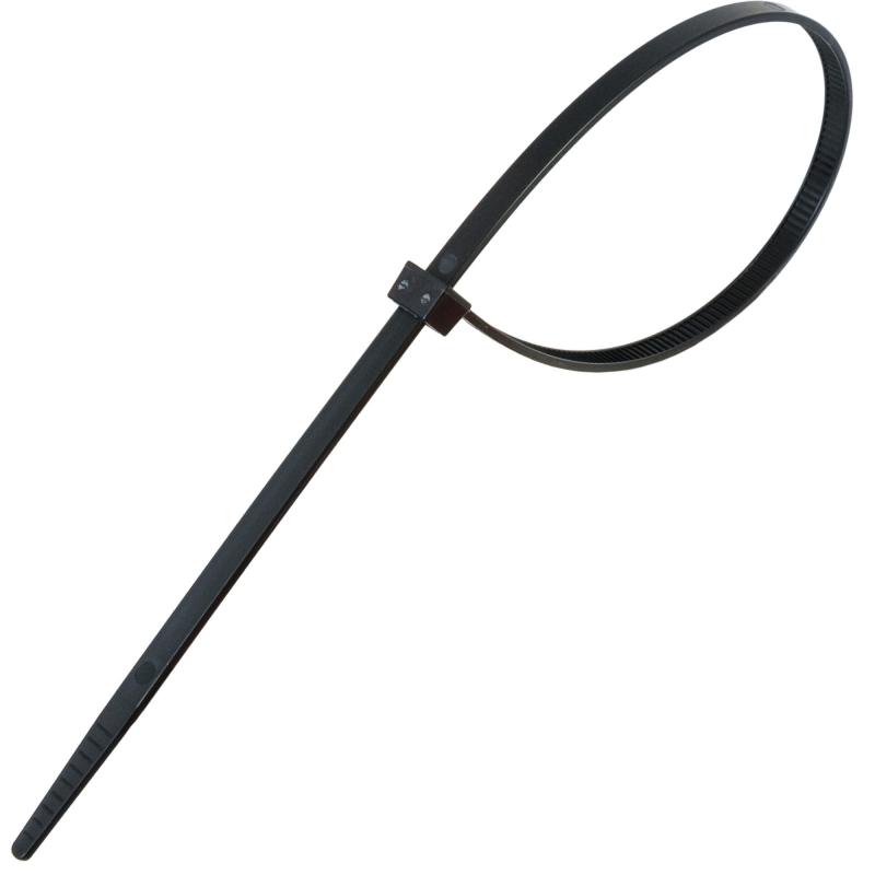 Стяжка кабельная Standers 4.8x290 мм нейлон цвет черный 100 шт.
