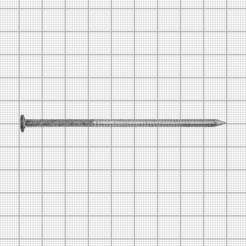 Гвозди ершеные 3.7x90 мм, 1 кг