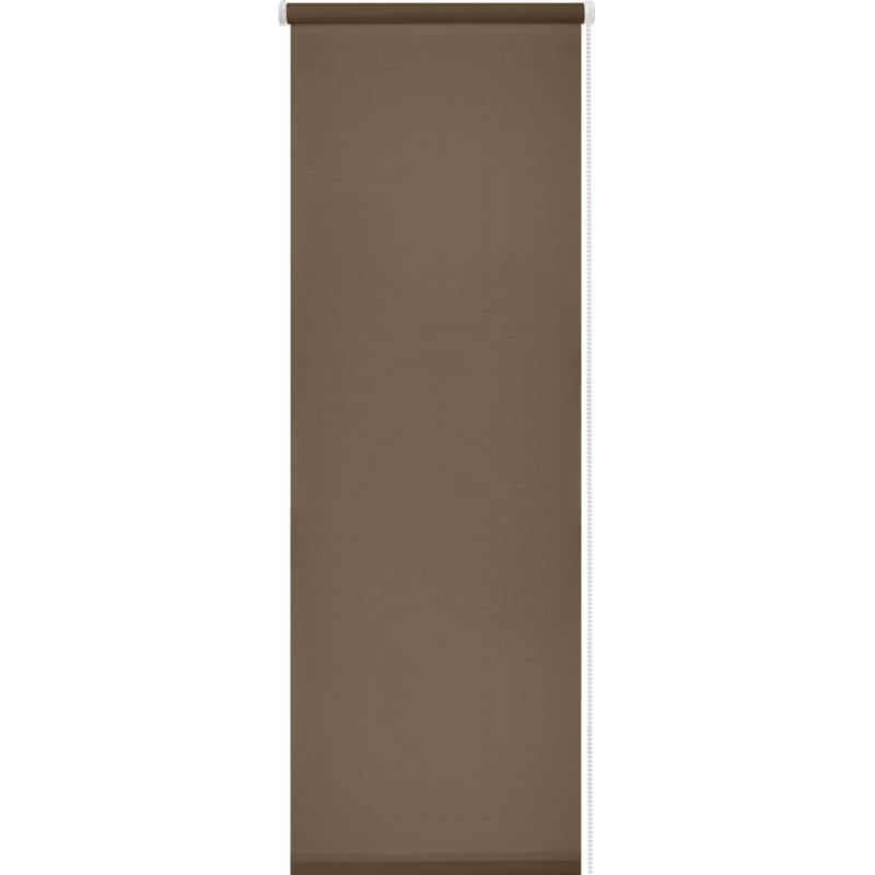 Штора рулонная Inspire Шантунг 140x175 см коричневая