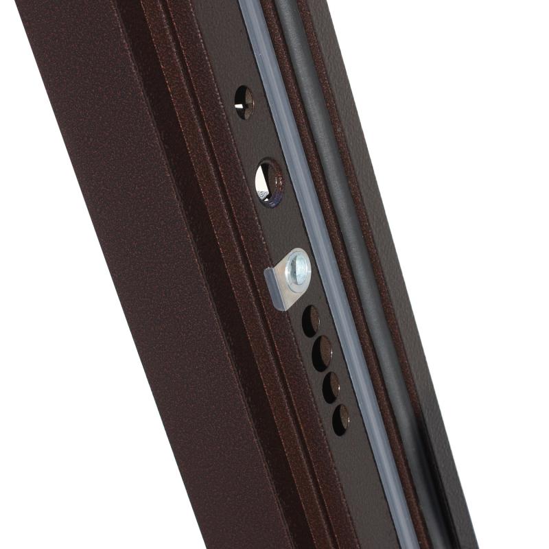 Дверь входная металлическая Isoterma 11 см, 960 мм, правая, цвет антик венге