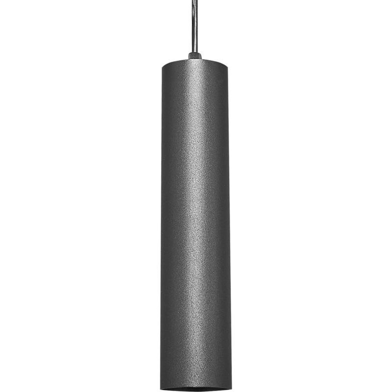 Светильник подвесной 1 м² GU10 цилиндр цвет черный