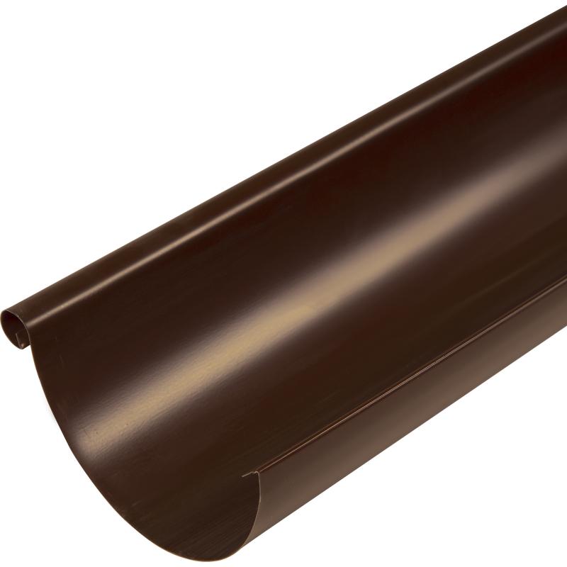 Желоб полукруглый 3000 D125 мм цвет коричневый