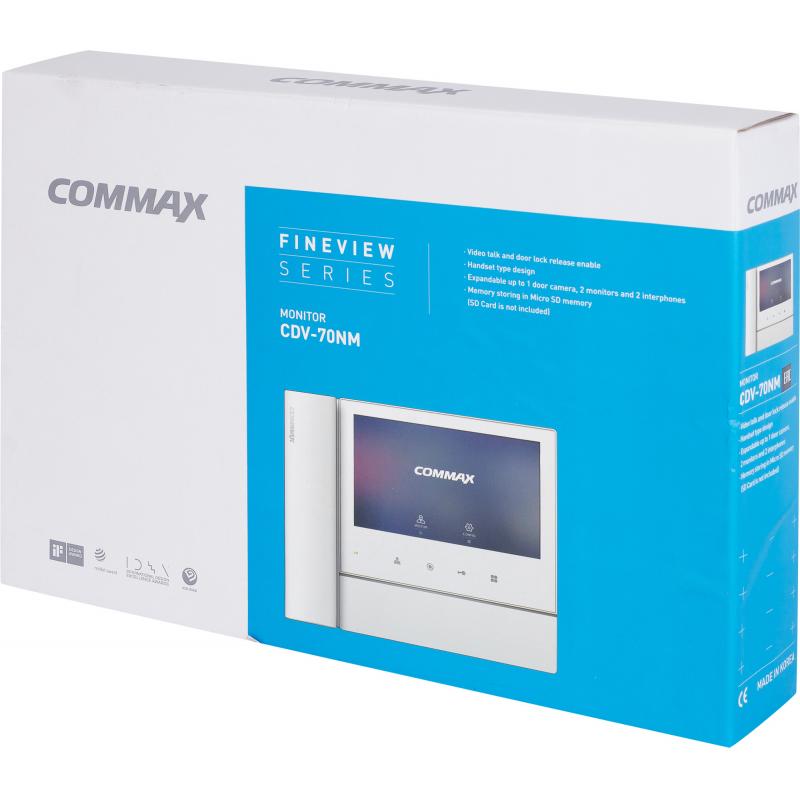 Видеодомофон Commax CDV-70NM 7" цвет белый