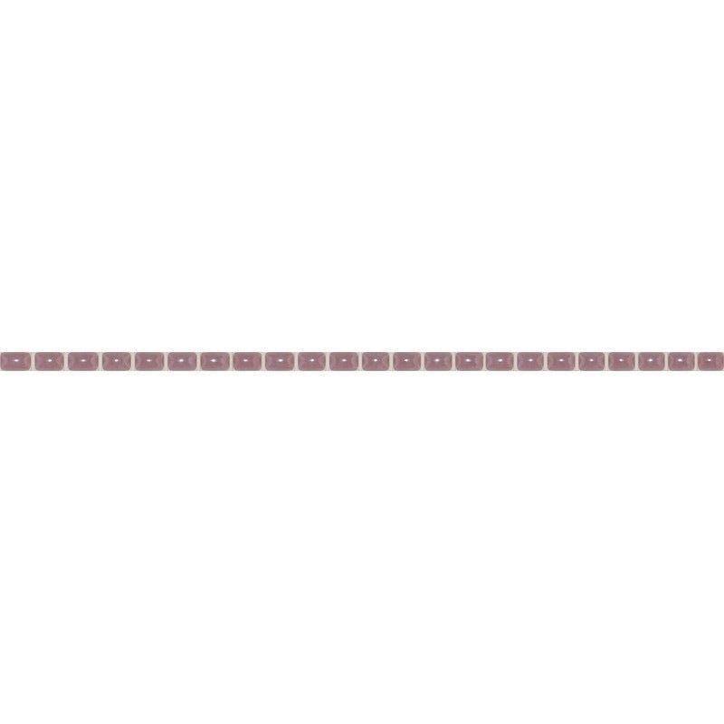 Бордюр «Капсула люстрированная» 7х250 мм цвет розовый