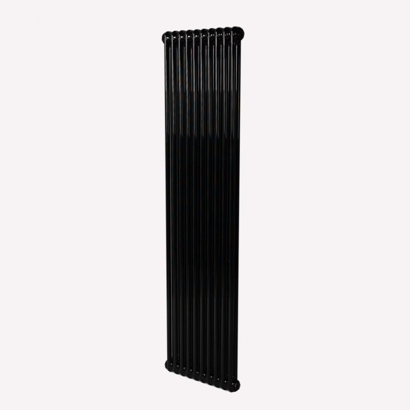 Радиатор Irsap Tesi 21800 трубчатый 1735/65 10 секций боковое подключение сталь двухсторонний цвет черный
