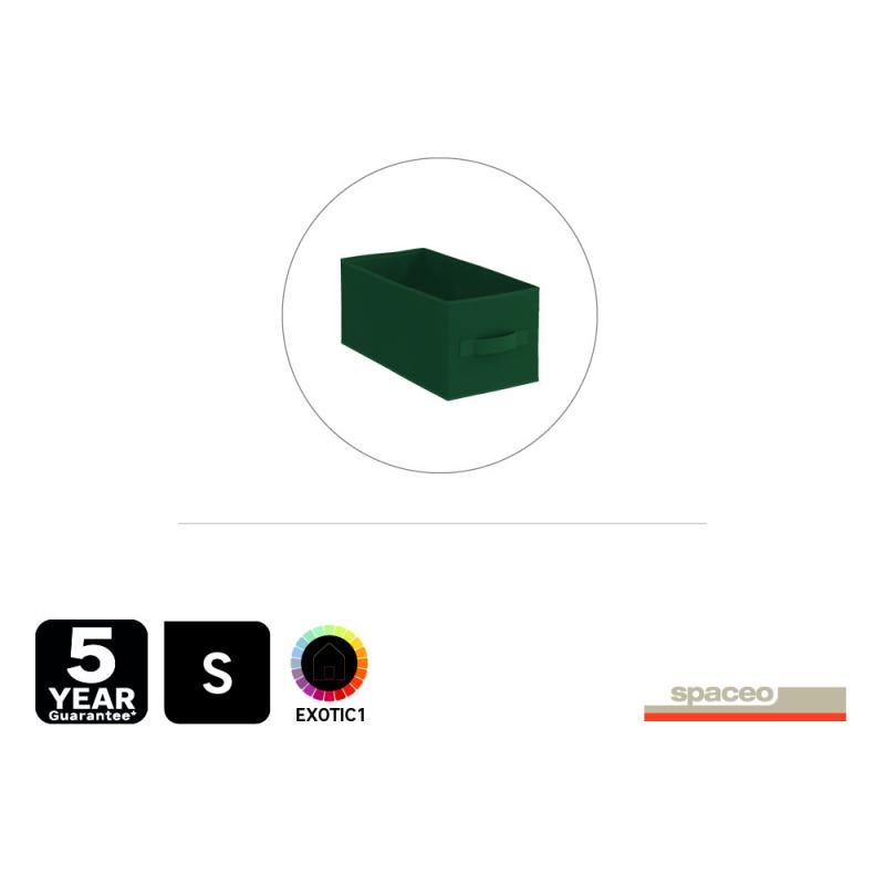 Короб Spaceo KUB 31x15x15 см 6.9 л полипропилен цвет зеленый