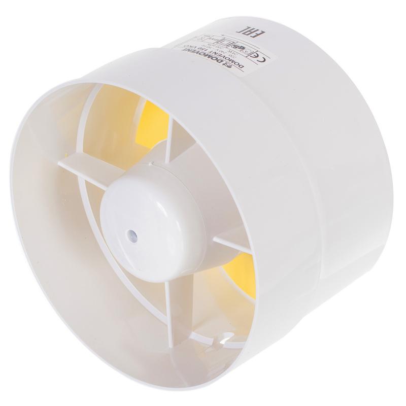 Вентилятор канальный осевой вытяжной Домовент D150 мм 40 дБ 290 м³/ч цвет белый