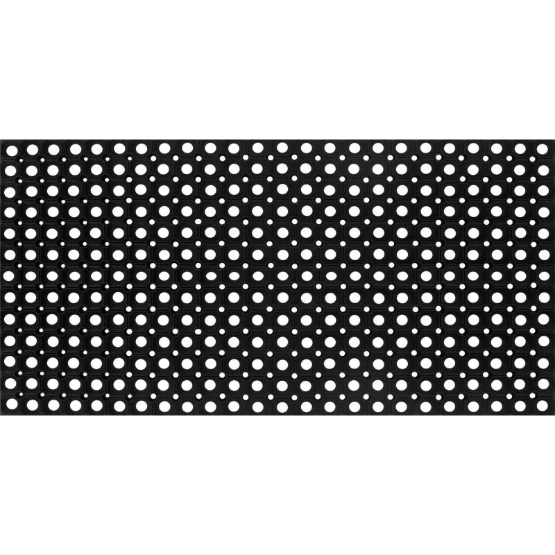 Коврик Inspire Flavio 50x100 см резина цвет чёрный