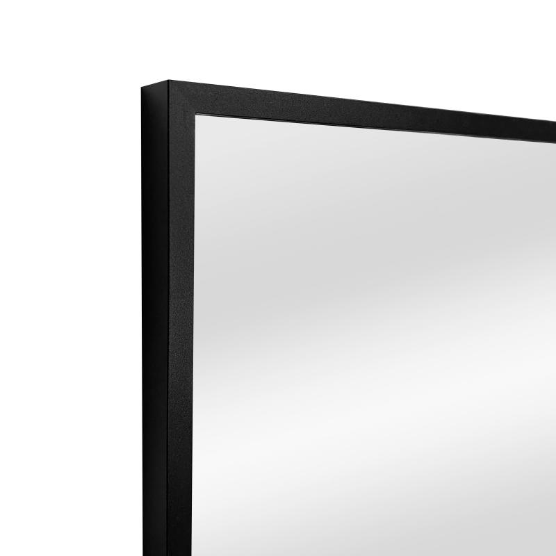 Зеркало напольное и настенное Inspire Psyche прямоугольное 35x151.5 см цвет черный