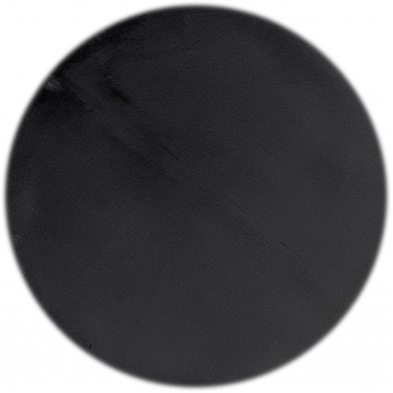 Ковер полиэстер Bingo круглый ø80 см цвет темно-серый