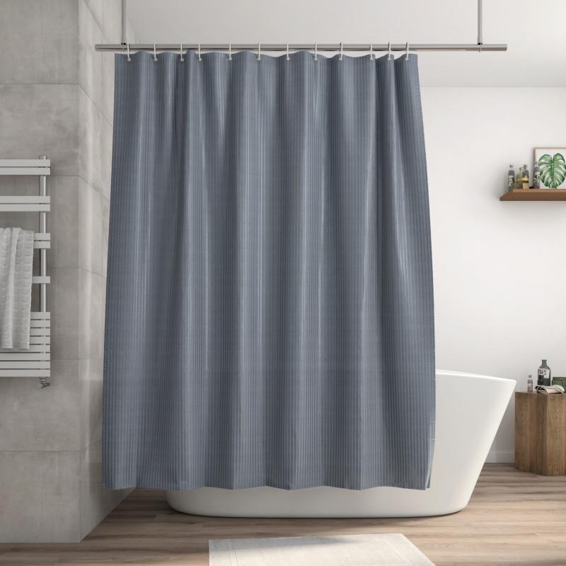 Текстильные шторы для ванной - красота или практичность
