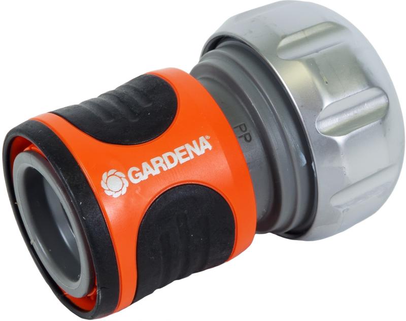 Коннектор для шланга быстросъёмный с автостопом Gardena Comfort 3/4 дюйма