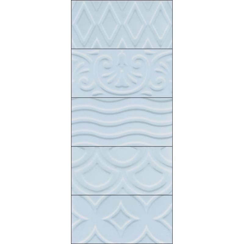 Плитка қабырғалық Kerama Marazzi Авеллино 7.4x15 см 0.98 м² жылтыр түсі көгілдір