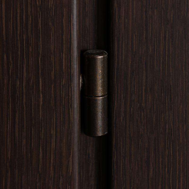 Дверь межкомнатная остеклённая Конкорд cpl 60x200 см цвет черный дуб