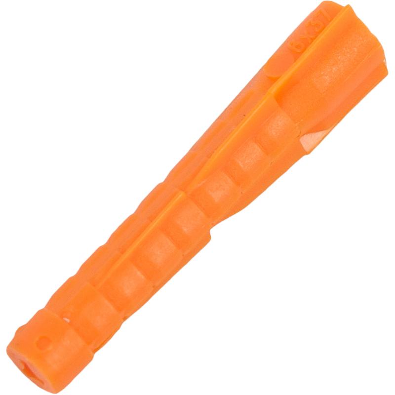 Дюбель универсальный Tech-krep ZUM оранжевый 6х37 мм, 50 шт.