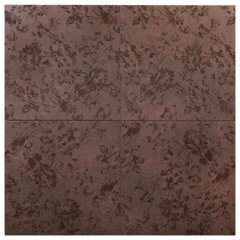Плитка напольная «Флориан» 40х40 см 1.76 м2 цвет коричневый