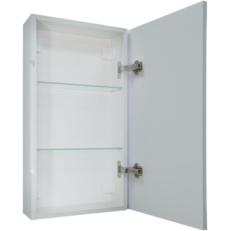 Шкаф зеркальный подвесной Montero White LED с подсветкой 35х65 см цвет белый
