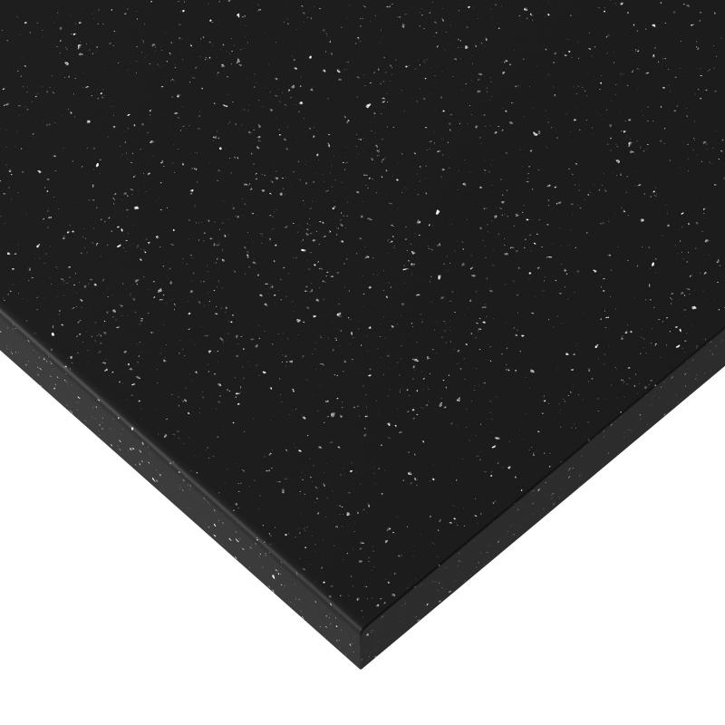 Столешница Найт 240x60x2 см искусственный камень цвет чёрный