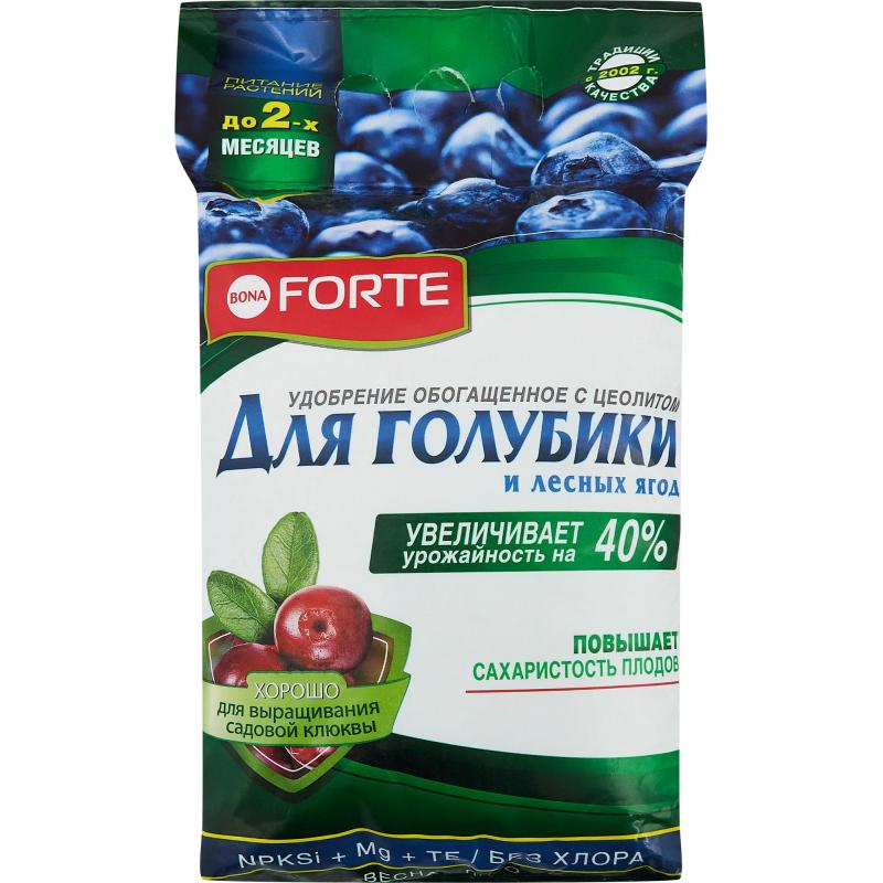 Удобрение для голубики и лесных ягод с цеолитом Bona Forte 2.5 кг