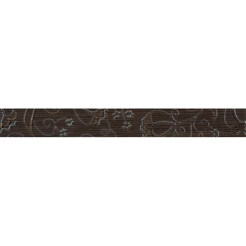 Бордюр «Наоми» 4.5x39.8 см цвет коричневый