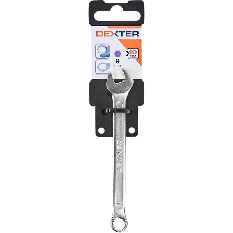 Ключ комбинированный Dexter, 9 мм