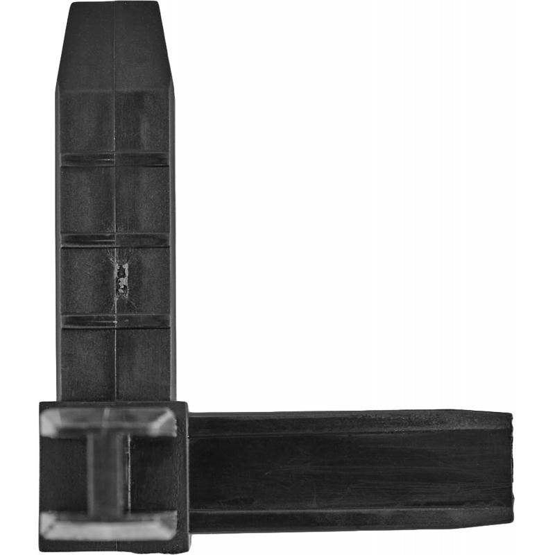 Коннектор 3 для профилей 15х15 мм пластик черный
