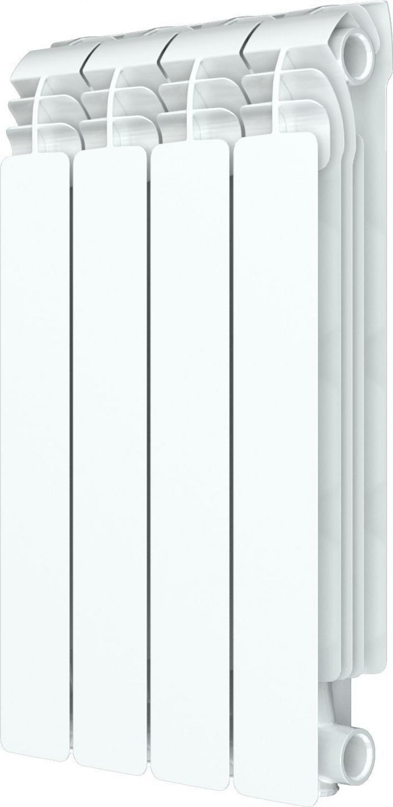 Радиатор Equation 500/90 алюминий 4 секции боковое подключение цвет белый