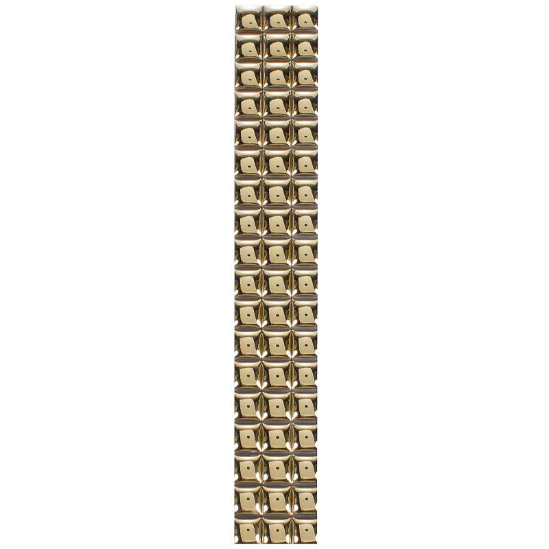 Бордюр «Бусинки» 13х250 мм цвет золотой