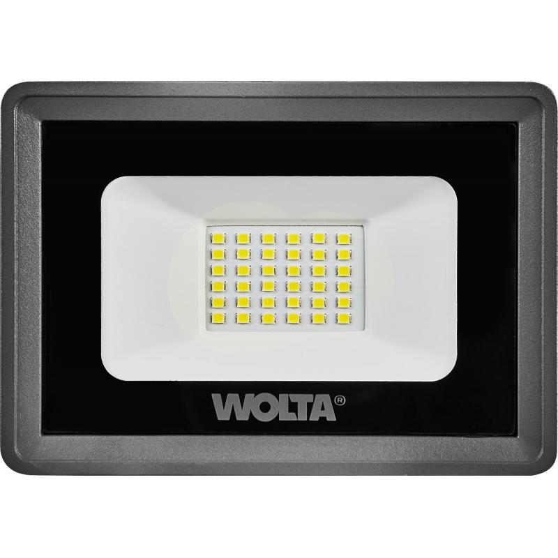 Прожектор жарықдиодты көшелік Wolta 30 Вт 5700К IP65 бейтарап ақ жарық