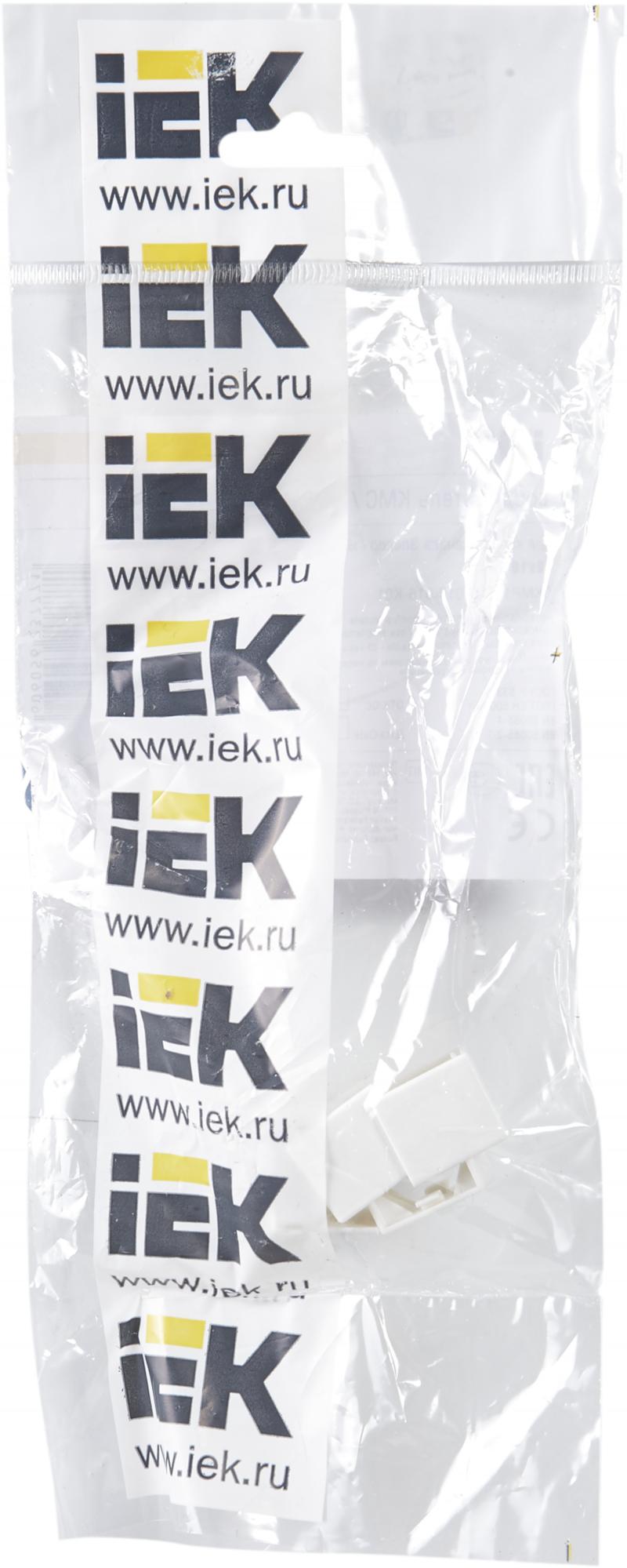 Соединение для кабель-канала IEK КМС 16х16 мм цвет белый 4 шт.