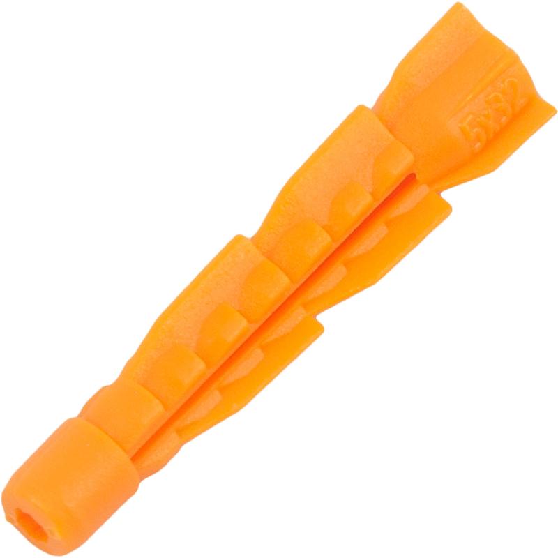 Дюбель универсальный Tech-krep ZUM оранжевый 5х32 мм, 50 шт.