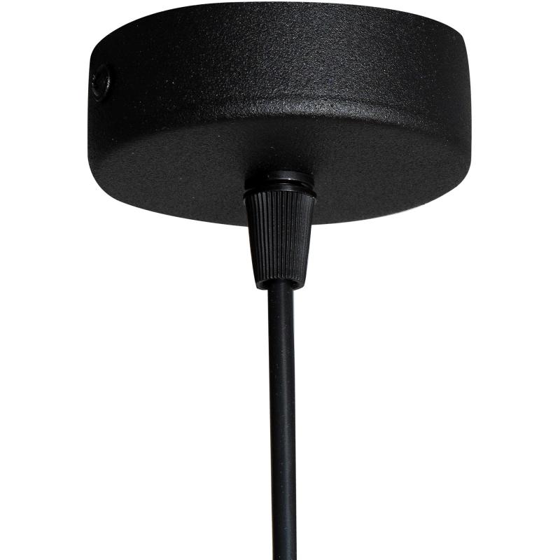Подвесной светильник Vitaluce Treugolnik 1 лампа 3м² Е27 цвет черный матовый