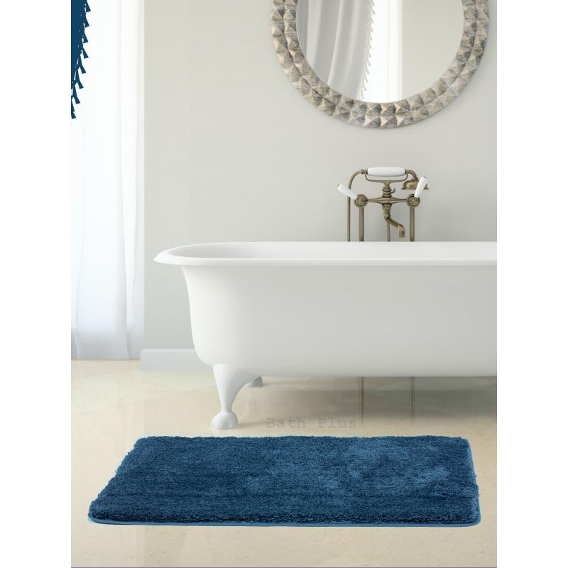 Коврик для ванной Bath Plus Бонд 60х90 см цвет синий