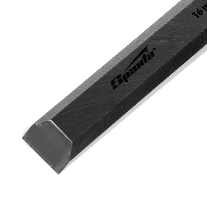Стамеска плоская Sparta 16 мм с пластиковой ручкой